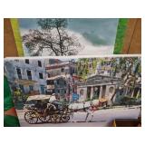 3 Prints on Canvas, Unframed