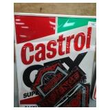 Aluminum Castrol and Redfield Revenge Signs