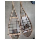 Vintage Wood and Metal Snowshoes