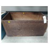 Vintage Advertising Wooden Crate