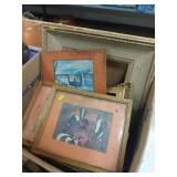 Selection of Vintage Prints and Picture Frames.