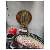 Hornet Brass Plated Lamp with Reflector