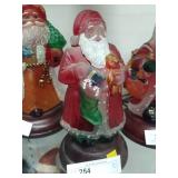 Electric Glass Santa