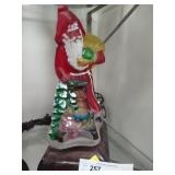 Electric Glass Santa