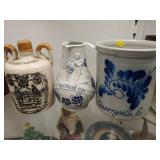 Contemporary Eldreth Crock and Misc. Stoneware