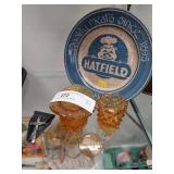 Hatfield Collector plate and Misc.