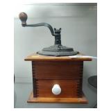 Coffee Grinder with Cast Iron Top