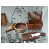 Selection of Wooden Wares