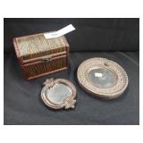 Contemporary Dome Lid Box and Mirrors