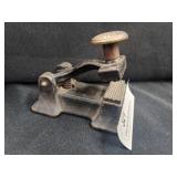 Antique Cast Iron Seal with Brass Button Top