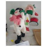 2 Annalee Original Cloth Dolls