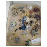 Tray Lot of Costume Jewelry