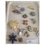 Tray Lot of Costume Jewelry