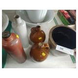 Selection of Stoneware Bottles and Crocks