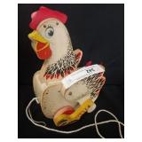 Vintage Fisher Price "Cackling Hen" Pull toy