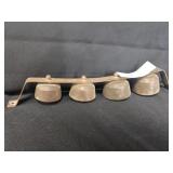 Vintage Set of Brass hames Bells