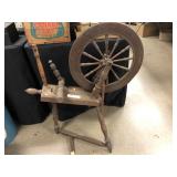 Vtg. Spinning Wheel