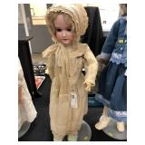 JWB Marked Bisque Head Doll