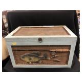 Contemporary Box with Fishing Decor