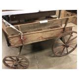 Vintage Wooden Pull Wagon