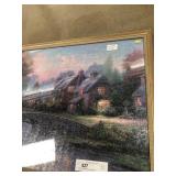 thomas Kinkade Picture Puzzle Frame