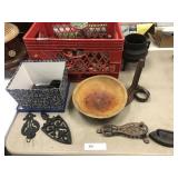 Selection of Flat Irons and Shoe Hasps