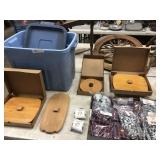 Selection of Longaberger Wooden Lids