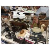 Selection of Table Lamps, Vases, etc.