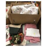 Large Grouping of Linens and Towels
