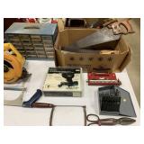 Selection of Wrenches, Tools, and  Box Fan