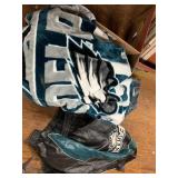 Box of Philadelphia Eagle Items