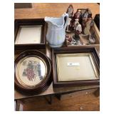 Selection of Collectible Santas and Frames
