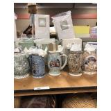 8 Avon Collector Steins