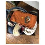 3 Boxes Linens and Seasonal Doormats