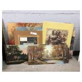 Selection of Original Artwork on Artists Board