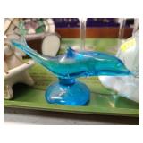 Whale Figure & Snowman on Sled