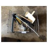 Rolling Wire Basket and Contents