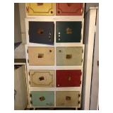 4 Interconnected Vintage Cabinets