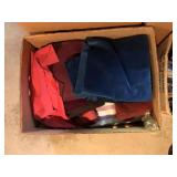 4 Boxes Material Scraps and Textiles