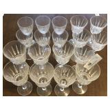 18 Unmatched Pieces of Stemware