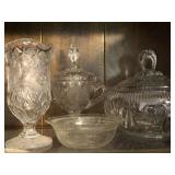 4 Pieces Decorative Glassware