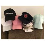 Box Lot of Textiles and Hats