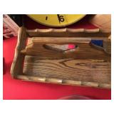 Knife Set and Oak Carry-All