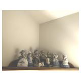 9 Porcelain Figurines