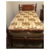 Single Cherry Acorn Bed