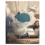 Sponges, Scrub Brushes and Cleaning Supplies.