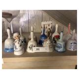 12 Porcelain Bells