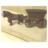 Cast Iron Ice Wagon