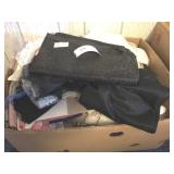 Large Box Lot of Fabric & Ribbons