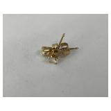 14K Diamond Solitaire Earrings 1/5 ctw
